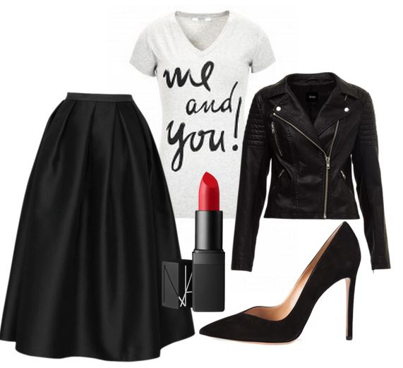 how to wear a midi skirt casually