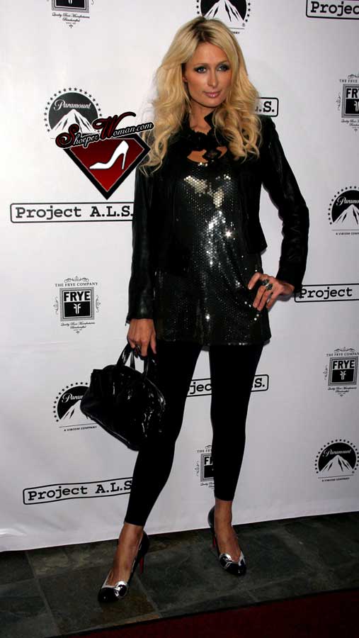PAris Hilton in Christian Louboutin