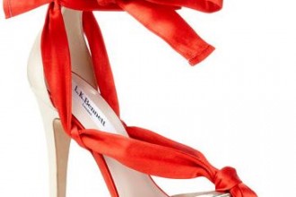 orange 'Romance' sandals