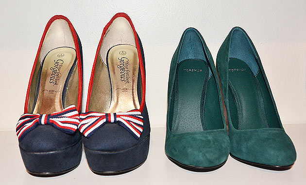 two pairs of shoes