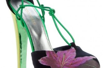 sergio rossi flower sandals