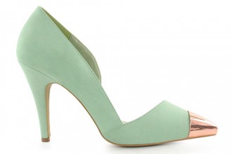 mint green shoes