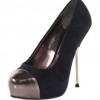 navy toecap heels
