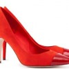 red toecap court shoes