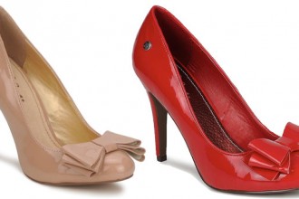 Blink simple bow-front patent pumps