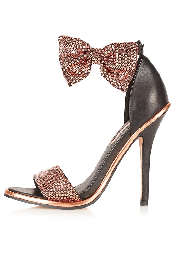 Topshop 'Rule' strappy bow sandals