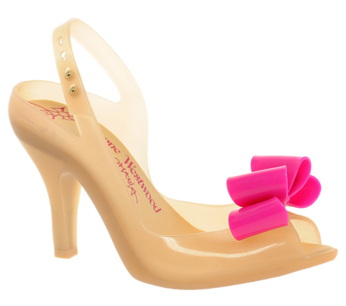 Vivienne Westwood for Melissa Lady Dragon IX Peeptoe Bow Heeled Sandals