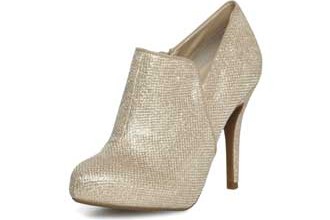 gold shoe boots
