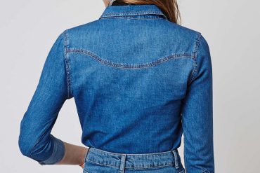 how to wear double denim